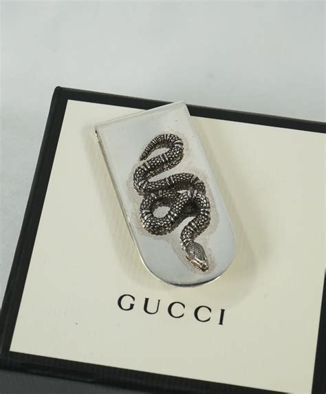 money clip metal gucci snake
